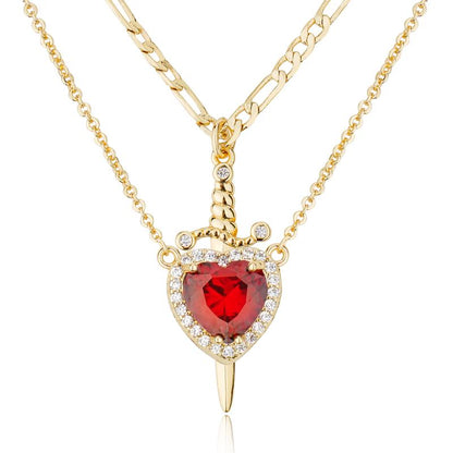 COLLAR ESPADA & CORAZON
