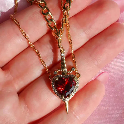 COLLAR ESPADA & CORAZON