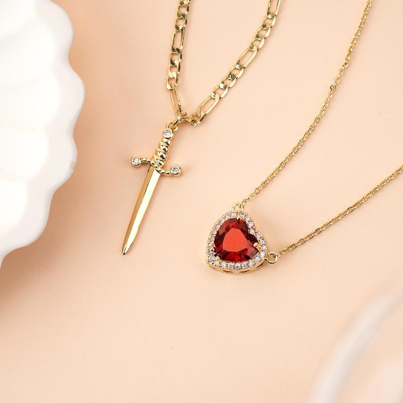 COLLAR ESPADA & CORAZON