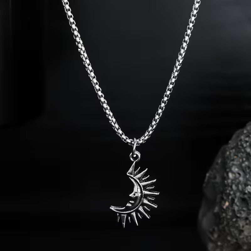 COLLAR SOL Y LUNA PARA PAREJA