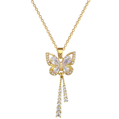 COLLAR MARIPOSA BRILLANTE