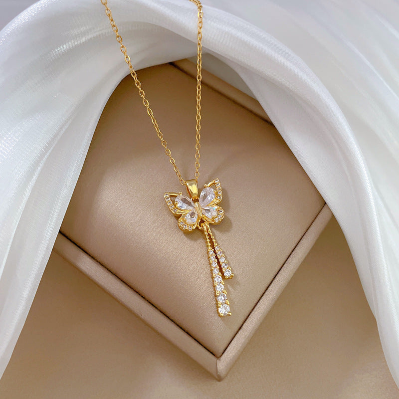 COLLAR MARIPOSA BRILLANTE