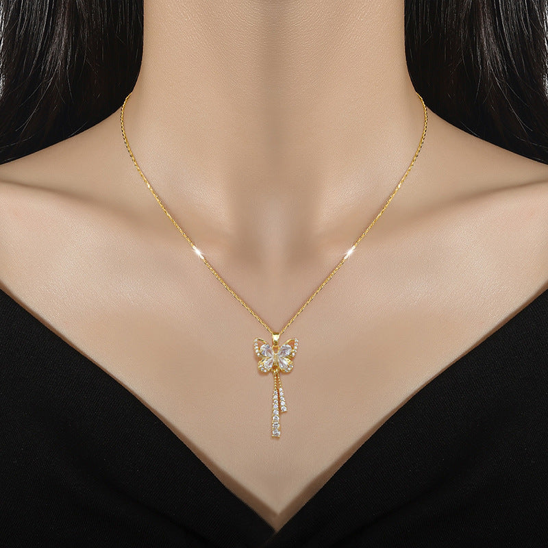 COLLAR MARIPOSA BRILLANTE