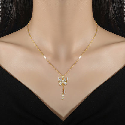 COLLAR MARIPOSA BRILLANTE