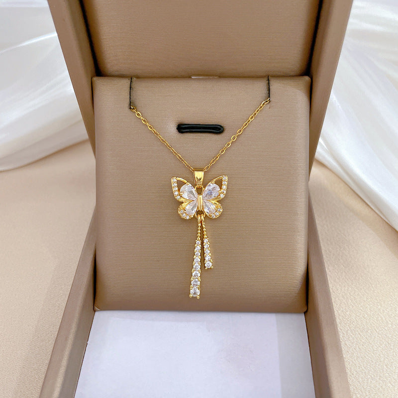 COLLAR MARIPOSA BRILLANTE
