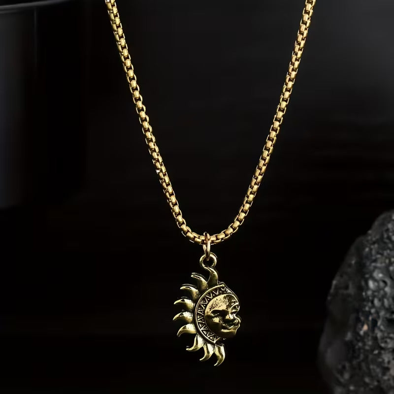 COLLAR SOL Y LUNA PARA PAREJA