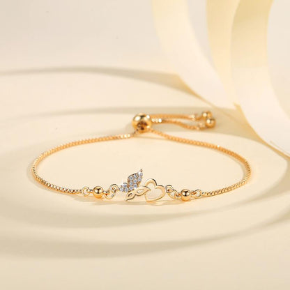 Pulsera Mariposa Corazon